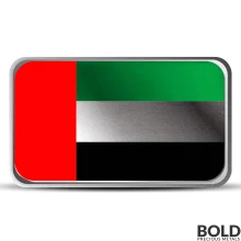 1 oz United Arab Emirates Country Flag Silver Bar (Colored)