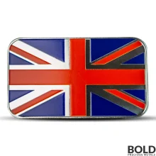 1 oz United Kingdom Country Flag Silver Bar (Colored)