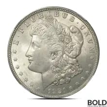 1921 Morgan Silver Dollar (MS64, NGC)