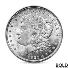 1921 Morgan Silver Dollar (MS65, PCGS)