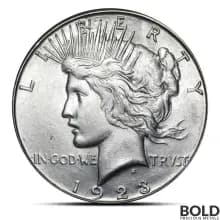 1923-S Peace Silver Dollar Coin (BU)
