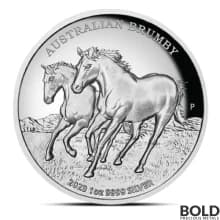 2023 1 oz Australia Brumby Silver Coin (BU)