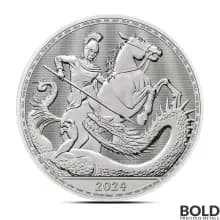 2024 1 Kilo British St George and the Dragon Silver Coin (BU)