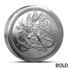 2024 1 oz Isle of Man The Angel Silver Coin (BU)
