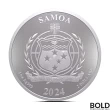 2024 1 oz Samoa Morgan Union Dollar Silver Coin (BU)