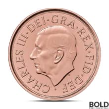 Gold British King Sovereign Coin (Random Date)