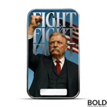 2025 1 oz Americana Fight Fight Fight Colorized Silver Bar (Limited Edition)