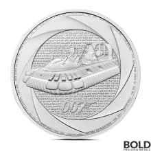 2025 1 oz British James Bond Of The 2000's Silver Coin (BU)