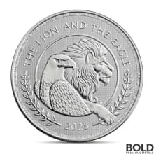 2025 1 oz British Lion and American Eagle Silver Coin (BU)