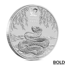 2025 1 oz Perth Lunar Year of the Snake Silver Coin (BU)