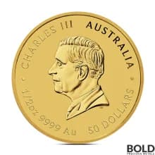 2025 1/2 oz Perth Lunar Year of the Snake Gold Coin (BU)