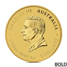 2025 1/20 oz Perth Lunar Year of the Snake Gold Coin (BU)