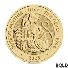 2025 1/4 oz British Tudor Beasts: Panther Gold Coin (BU)