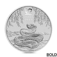 2025 2 oz Perth Lunar Year of the Snake Silver Coin (BU)