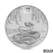 2025 5 oz Perth Lunar Year of the Snake Silver Coin (BU)
