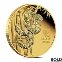 2025 1/10 oz Perth Lunar Year of the Snake Gold Coin (Proof)