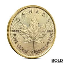 2026 1/20 oz Canadian Maple Leaf Gold Coin (BU)