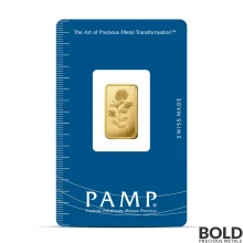 5 Gram PAMP Rosa Gold Bar