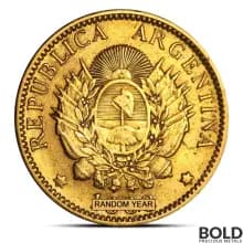 Argentina Gold 5 Peso Coin (Avg. Circ, Random)