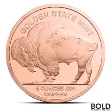 5 oz Buffalo Copper Round (Golden State Mint)