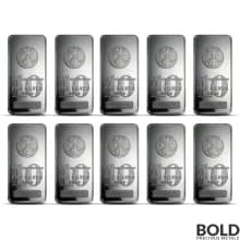 Highland Mint 10 oz Walking Liberty Silver Bar - Lot of 10