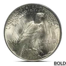 Silver Peace Dollar MS64 (Random, PCGS)