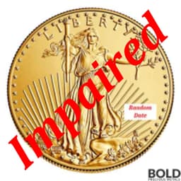 Gold American Eagle *Random Date* - 1 oz (Impaired)