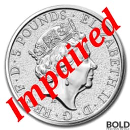 2017 Silver GB Queen's Beasts (The Griffin) - 2 oz *IMPAIRED