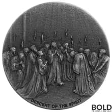 2022 Silver 2 oz Fiji Descent of the Spirit Biblical Series Coin