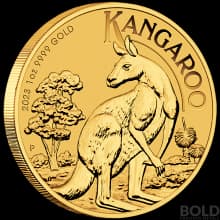 2023 Gold Perth Kangaroo 1 oz BU