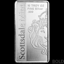 Silver 10 oz Scottsdale Archangel Michael Bar