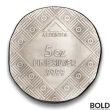 Silver 5 oz Argentia Alexander the Great UHR Antiqued Round