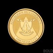 2022 Gold 1/10 oz Cameroon Cheetah BU