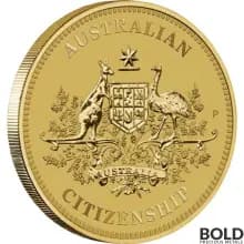 2021 Australian Citizenship $1 Coin In Card (*not gold)