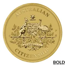 2021 Australian Citizenship $1 Coin In Card (*not gold)