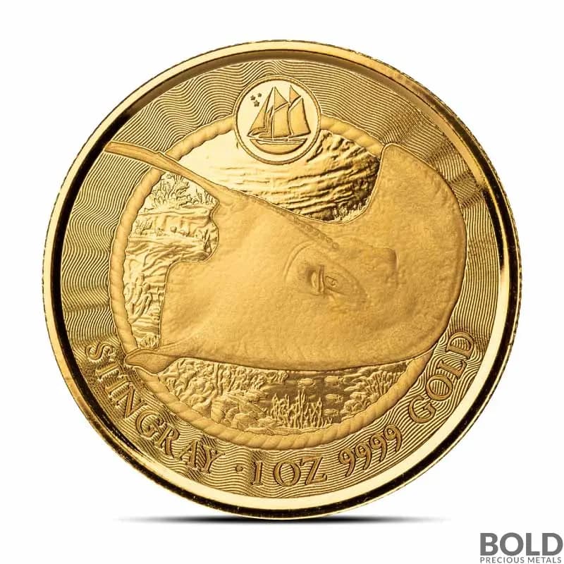 2023 1 oz Cayman Islands Stingray Gold Coin