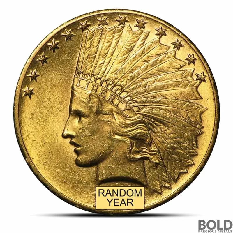$10 Indian Gold Eagle Coin (BU)