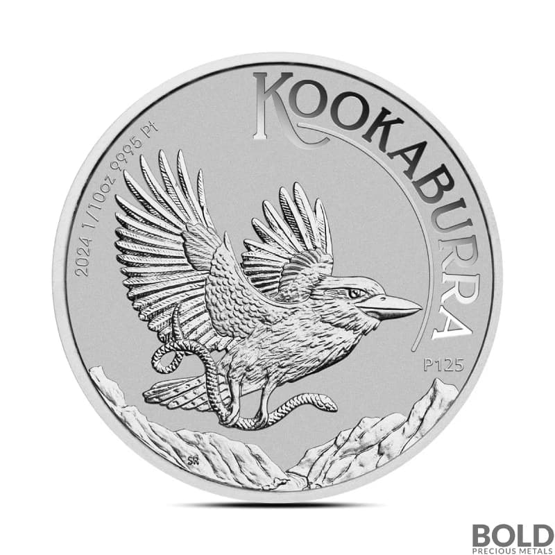2024 1/10 oz Perth Kookaburra Platinum Coin (BU)