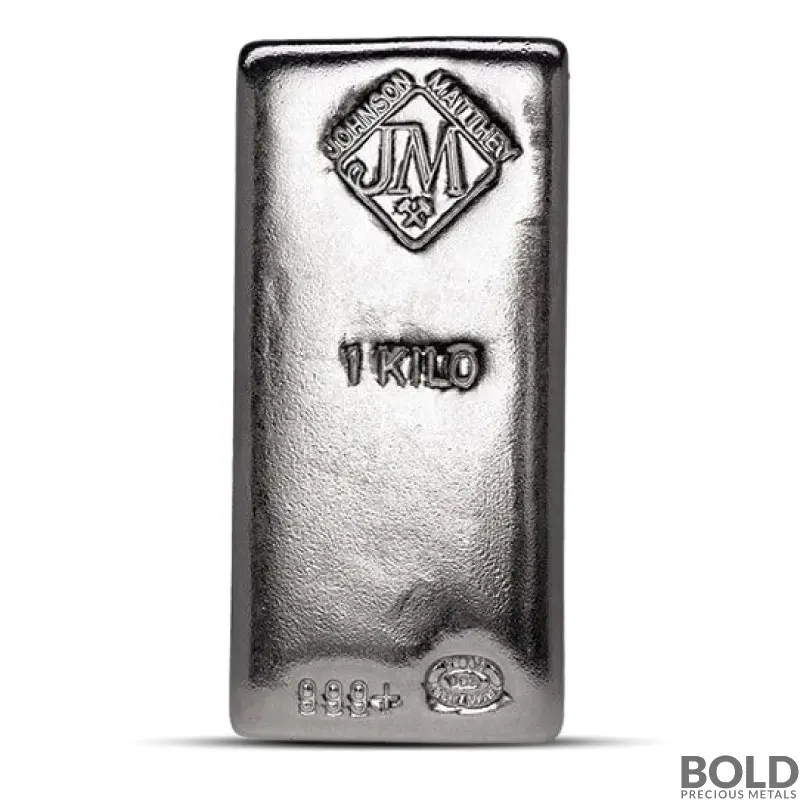 1 Kilo Johnson Matthey Silver Bar