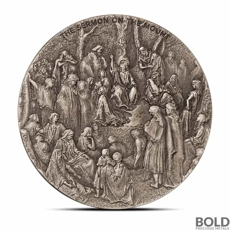2023 2 oz The Sermon on the Mount Biblical Series Silver Coin