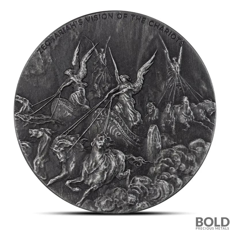 2023 2 oz Zechariah's Vision Biblical Series Silver Coin