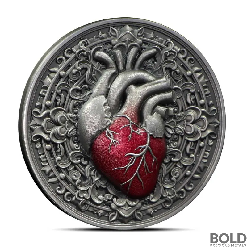 2024 3 oz Niue Essentia Cor Antiqued Silver Coin (Color)-Impaired