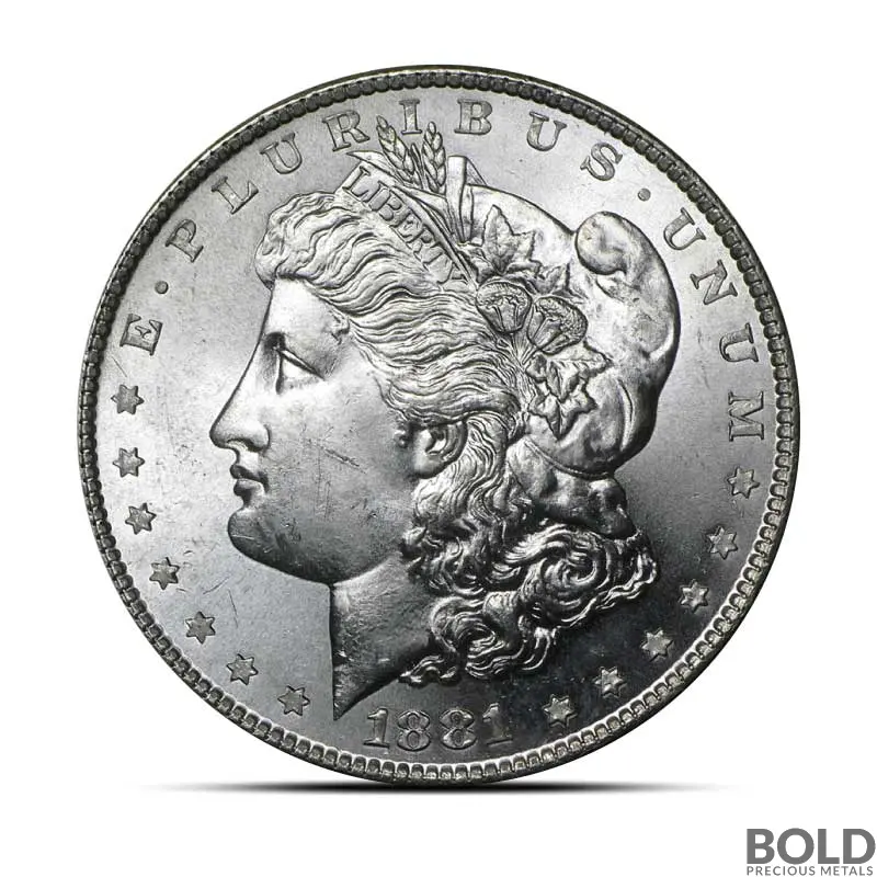 1881-S Morgan Silver Dollar (BU)