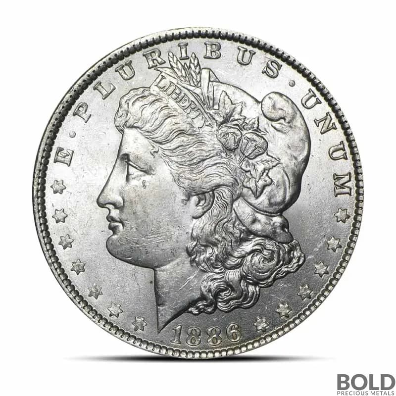 1886 Morgan Silver Dollar (BU)