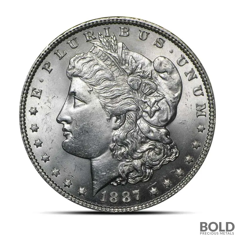 1887 Morgan Silver Dollar (BU)