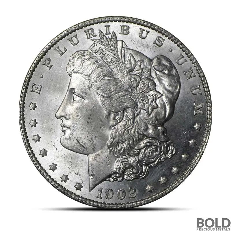 1902-O Morgan Silver Dollar (BU)