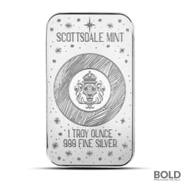 1 oz Angel Star of Bethlehem Silver Bar (Color)