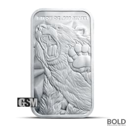1 oz Bull and Bear Silver Round (GSM)