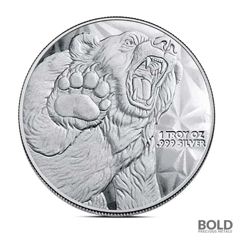 1 oz Bull and Bear Silver Round (GSM)