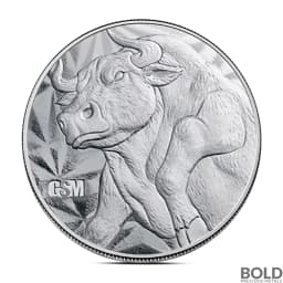 1 oz Bull and Bear Silver Round (GSM)